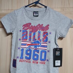 NFL Buffalo Bills Kids T-Shirt - Gray and Red